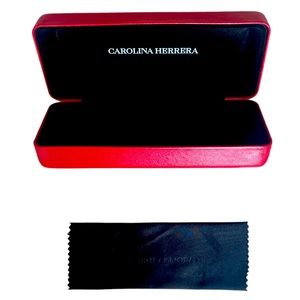 Carolina Herrera sunglasses Case with Cleaning Cloth